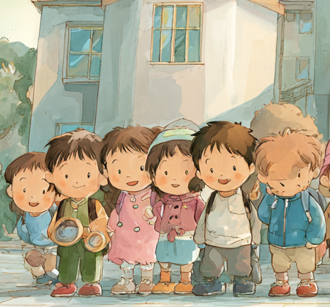 笑顔の子どもたち - 自己肯定感を育む活動の様子