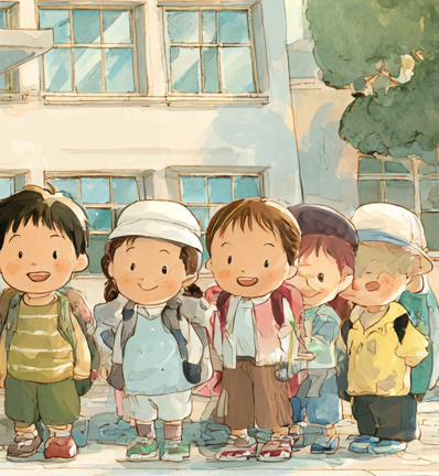 仲間と交流する子どもたち - コミュニケーション力を育む環境