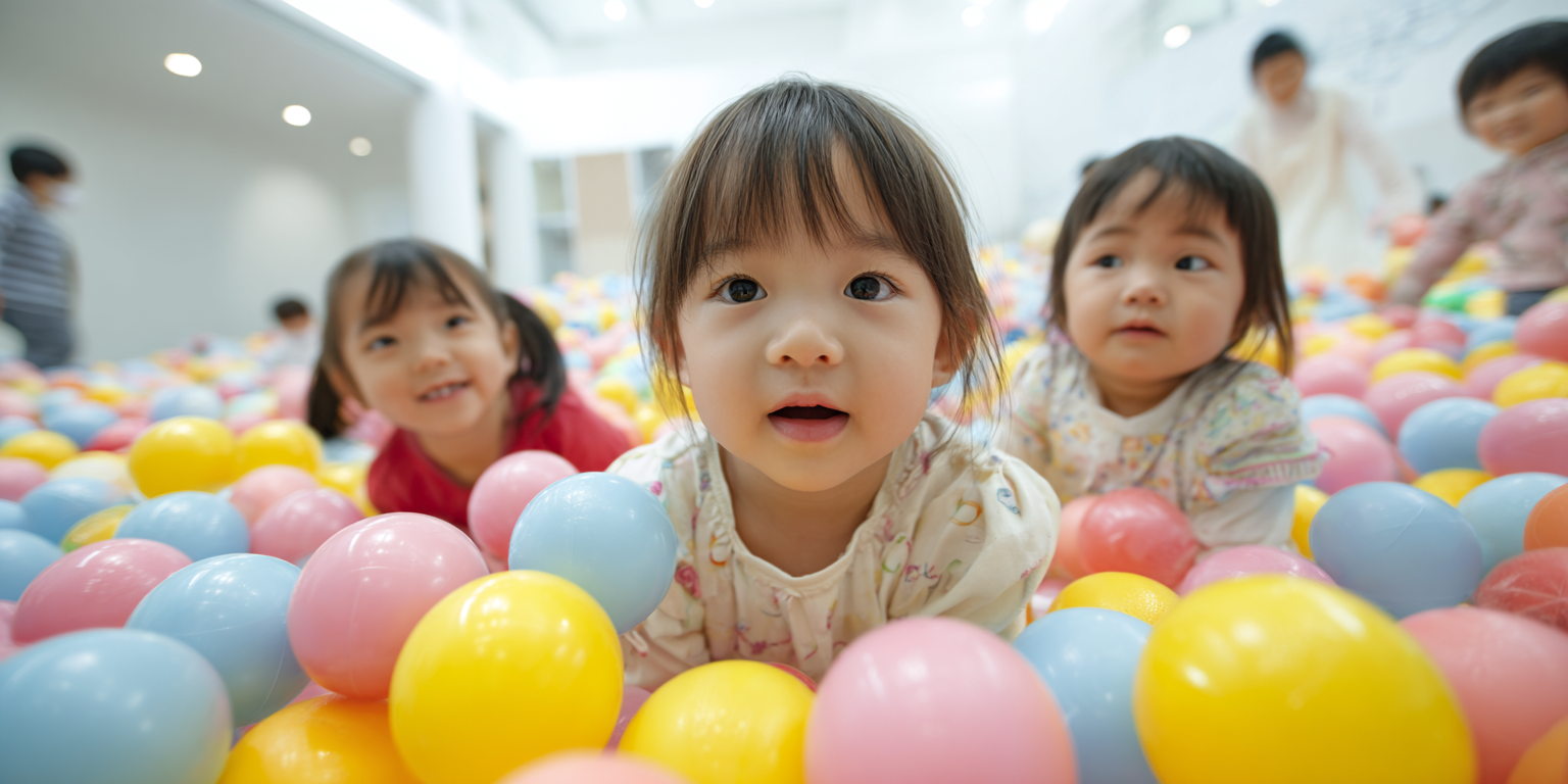 子どもたちが笑顔で遊んでいる様子 - かごしまキッズクラブ